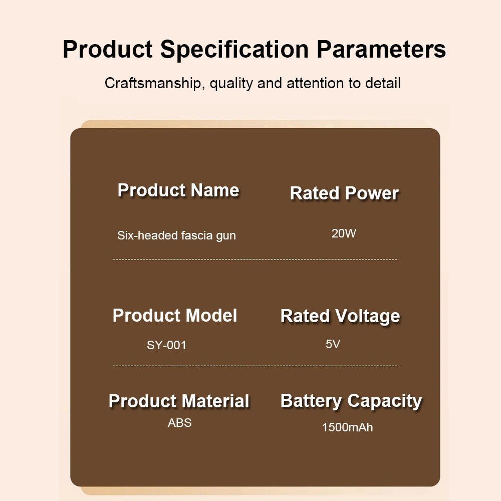 Fascia Massage Gun Professional High Frequency Muscle Massager