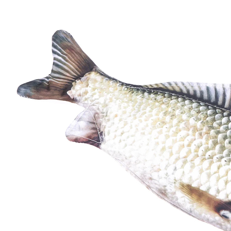 1pc Crucian Carp Pen Bag Realistic Fish Makeup Pouch Case