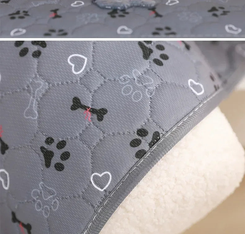 Reusable Absorbent Dog Pee Pad Blanket Washable Puppy Training Mat Multi-Use Pet Bed and Car Seat Cover
