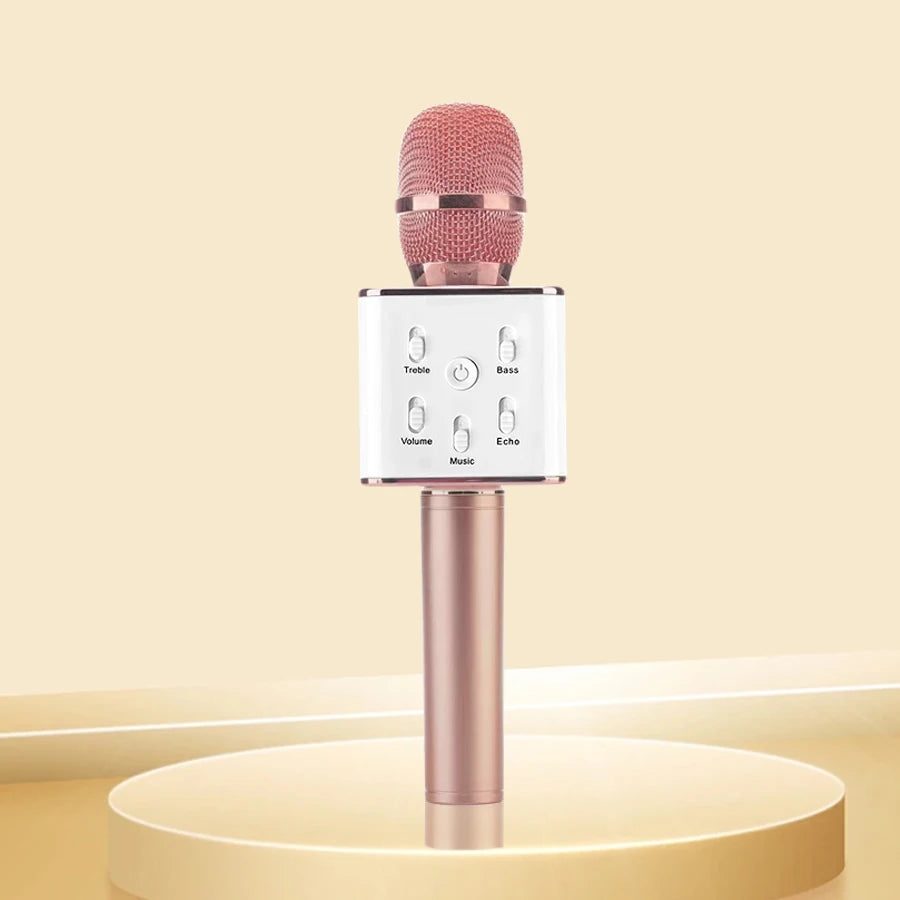 TANALAZ K20 Bluetooth Wireless Karaoke Microphone with LED Light Portable Singing Machine for Home Parties and Gifts