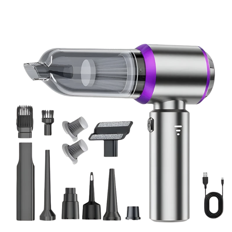 Car Vacuum Cleaner 360000Pa Mini Wireless Handheld