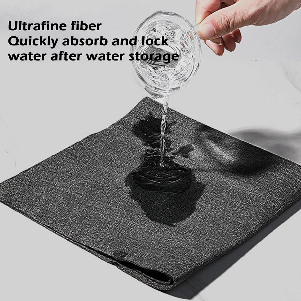 Thickened Microfiber Cleaning Cloths for Streak-Free Car Window and Glass Cleaning Reusable Household Towels