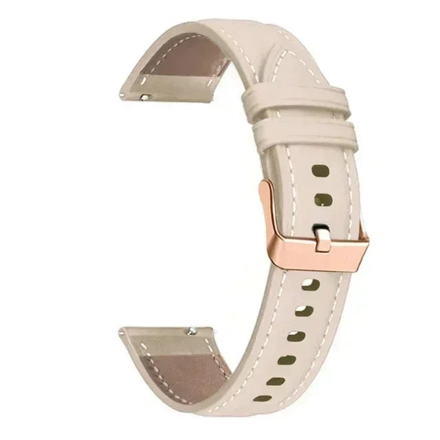 PU Leather Strap For Samsung Watch 6/4/5 Pro 40 44mm Band