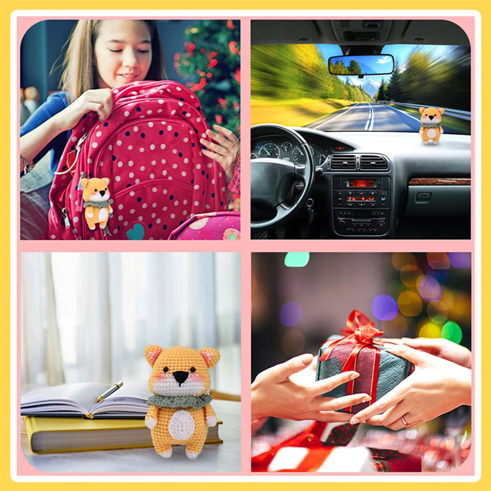 KRABALL Crochet Animal Kit for Beginners with Video Tutorial