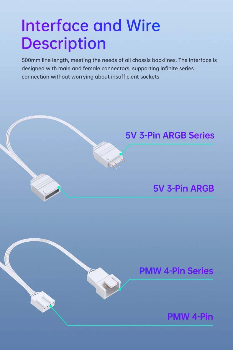 UPSIREN UF-1 PRISM 4 PRO 12cm ARGB Computer Chassis Fan