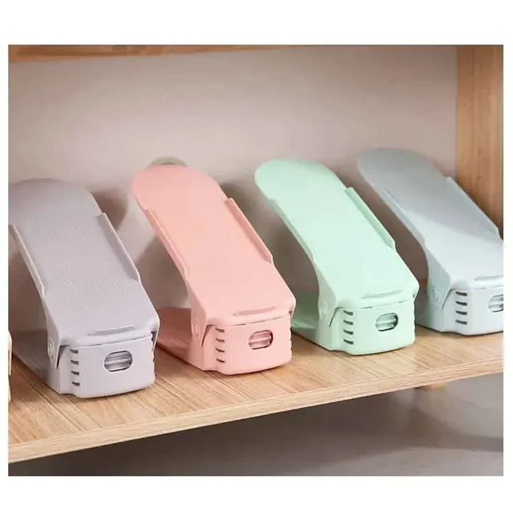 1Pcs Adjustable Shoe Rack Organizer Double-Layer Space Saver