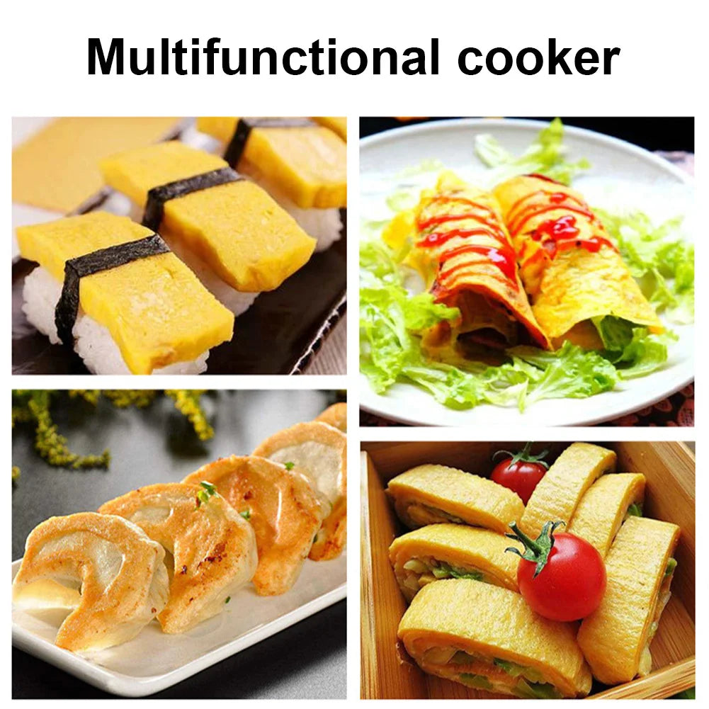 Cast Iron Non-stick Japanese Omelette Pan for Tamagoyaki