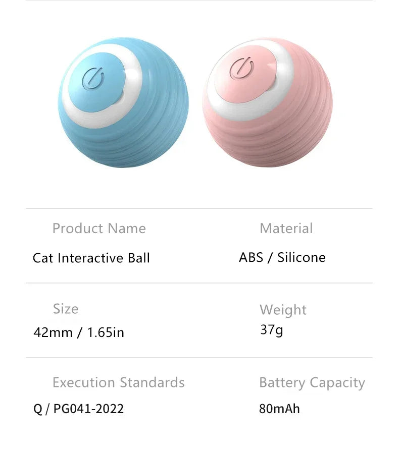 Cat Interactive Ball Smart Cat Toys For Indoor Fun