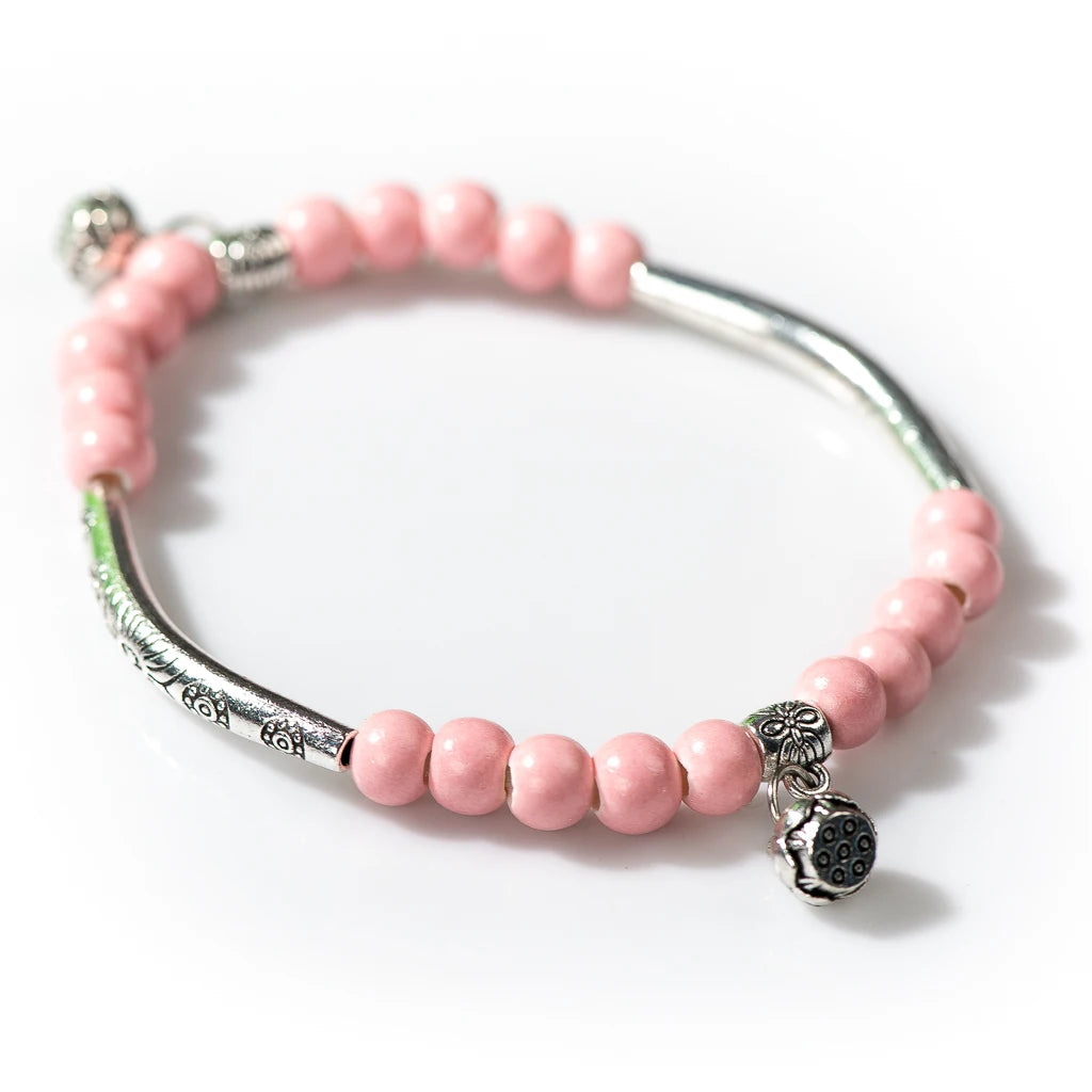 Women's Handmade Ceramic DIY Retro Bracelets Fashion Jewelry