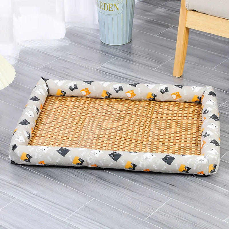 Dog And Cat Ice Cushion Summer Small And Medium Cat Sofa Cool Wear Pads Pet Bed Comfortable Wear-Resistant Pads Pet Supplies