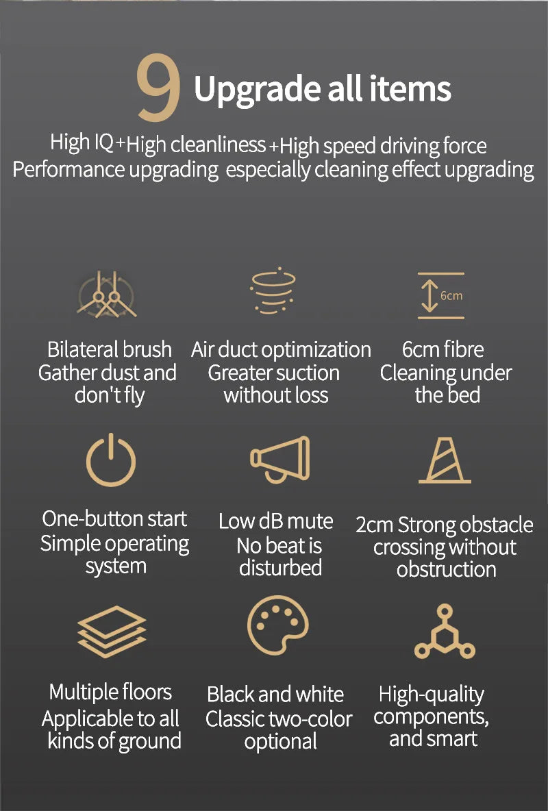 Fully Automatic Sweeping Robot Suction And Sweeping Mop Machine