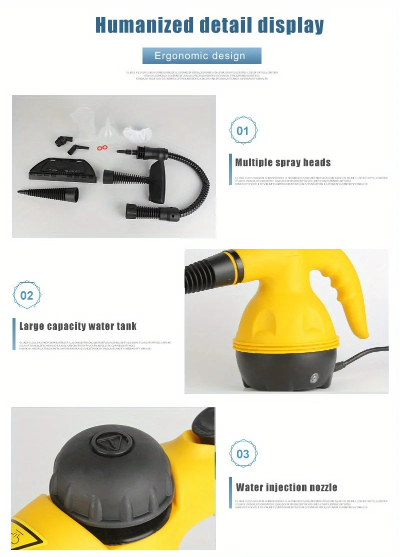 Hand-held High Temperature Steam Cleaner for Home and Car