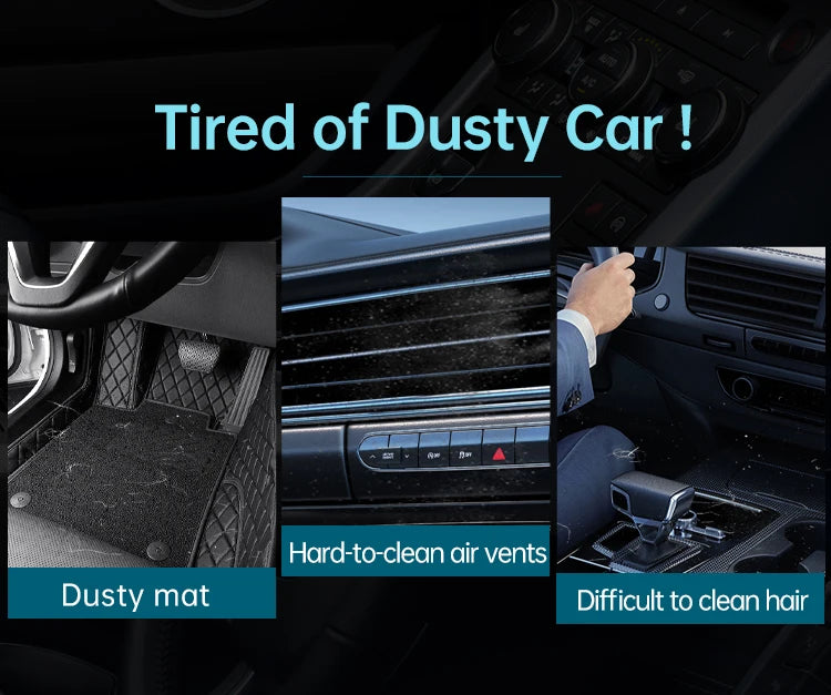 SZUK Mini Car Vacuum Cleaner Wireless Portable 2 In 1