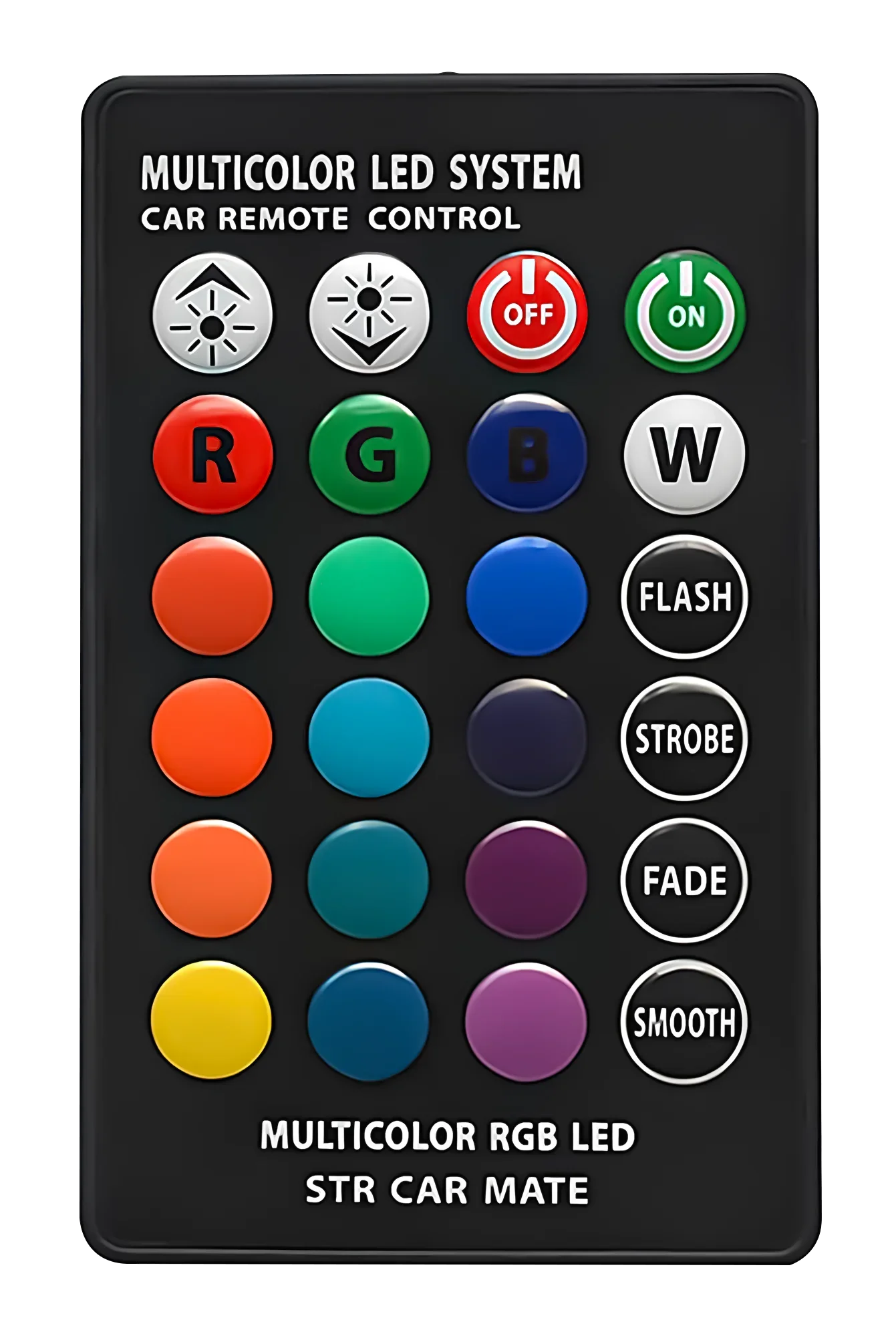 New T10 5050 6SMD DC 12V Waterproof RGB W5W Car Bulb