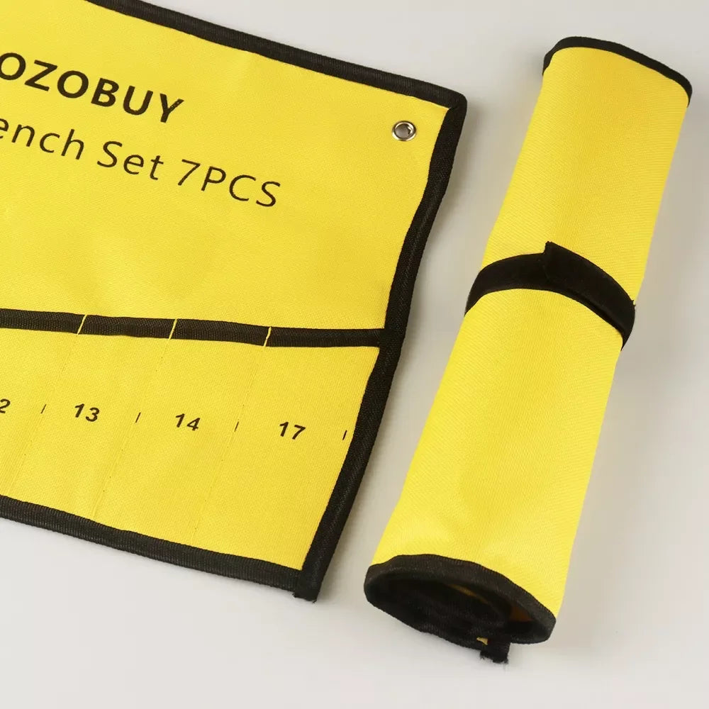 Flex Head Ratcheting Wrench Set, WOZOBUY Metric Cr-V Gear Spanner