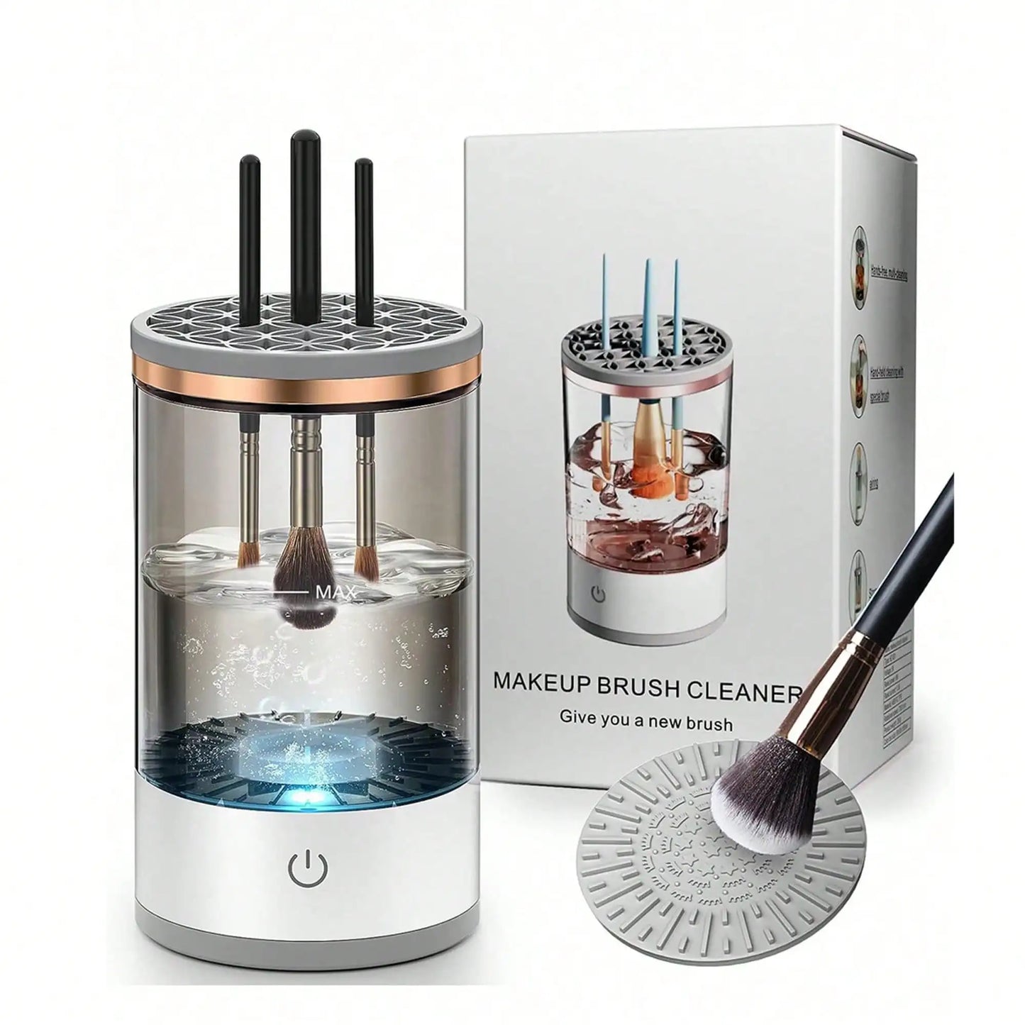 Electric Makeup Brush Cleaner Machine for Quick Sanitizing