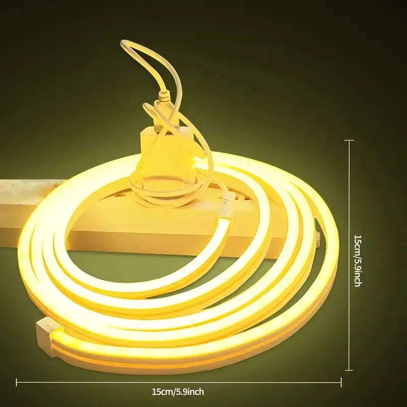 Touch Sensor LED Strip Lights Neon Sign USB Dimmable Waterproof Flexible Tape Bedroom Backlight DIY Decor