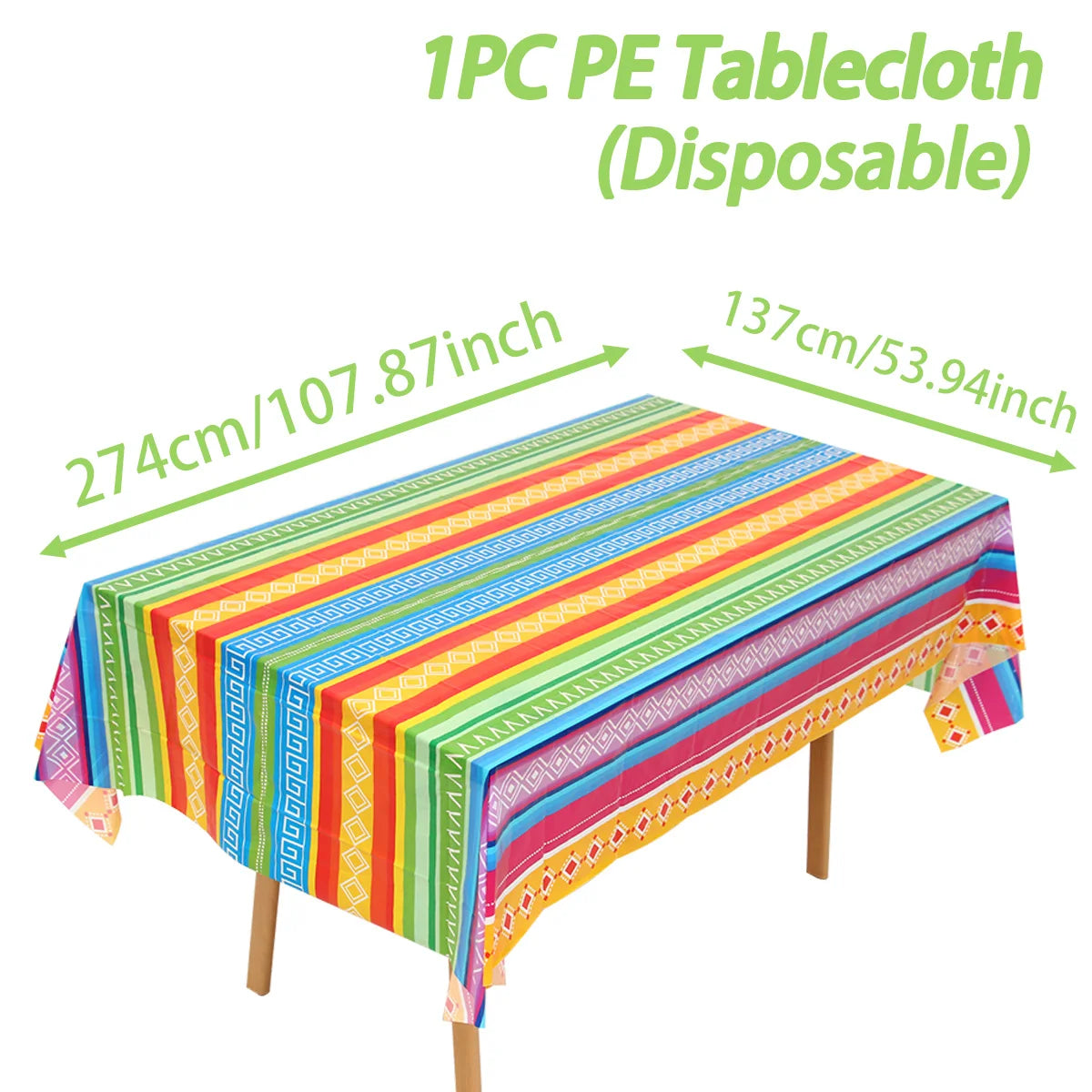 Waterproof Plastic Tablecloth