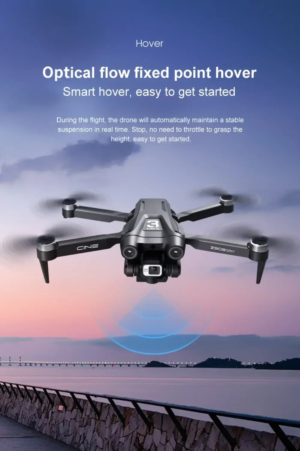 Origin Z908 Pro/max Drone 8K 5G GPS Dual Camera Quadcopter