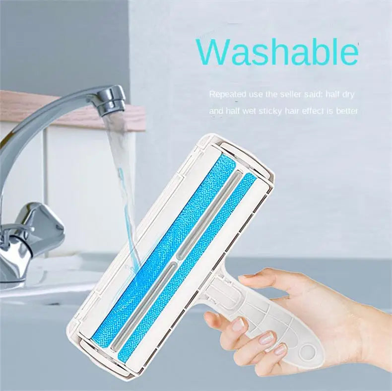 One Hand Operate Way Pet Hair Remover Roller Self Cleaning