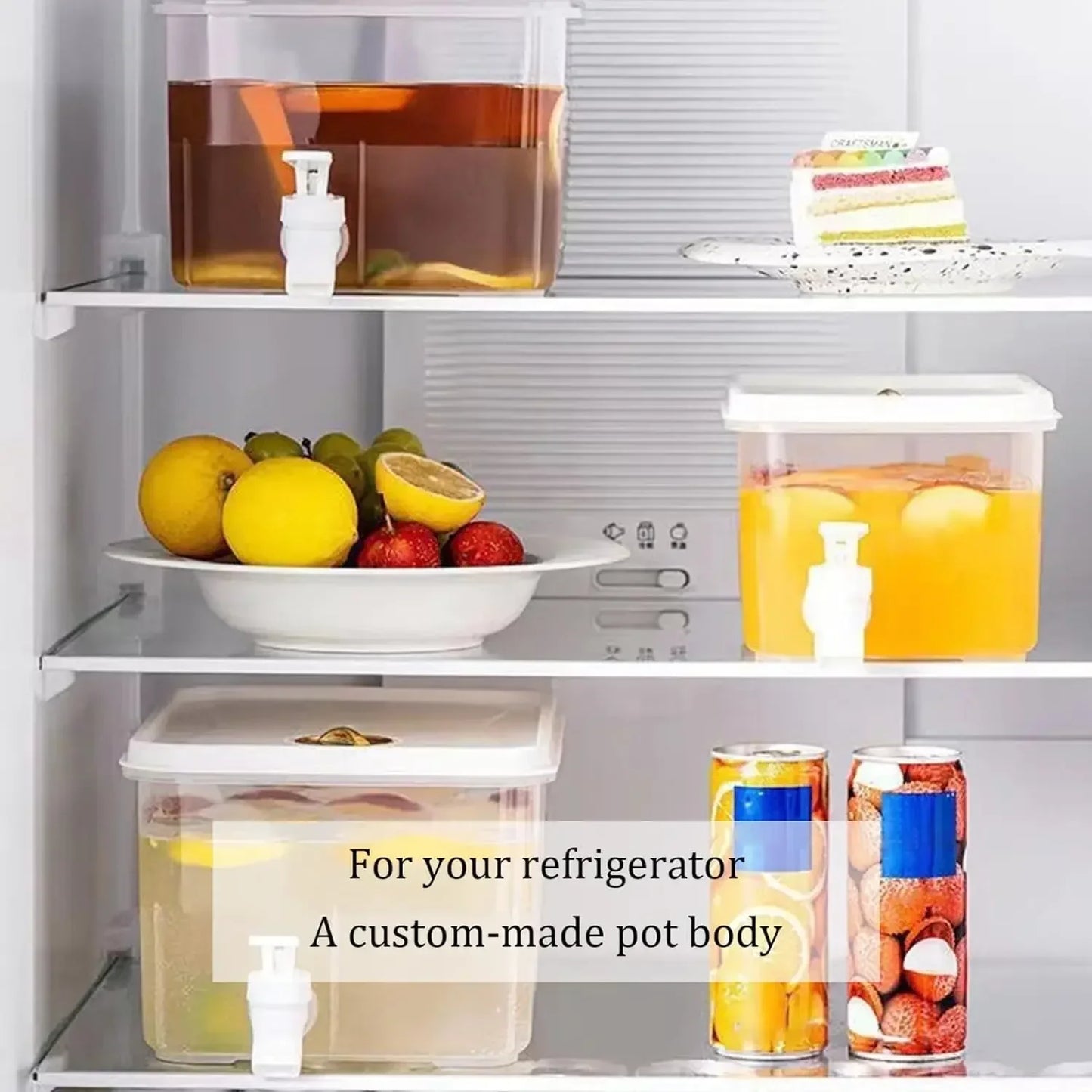 5L Cold Water Bucket with Faucet Summer Drink Dispenser