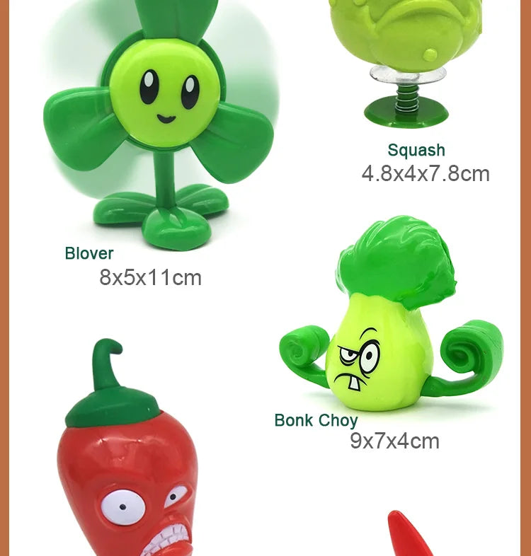 Plants vs Zombies 2 Full Set Toys Pea Shooter and Friends Role Play Action Figures for Kids