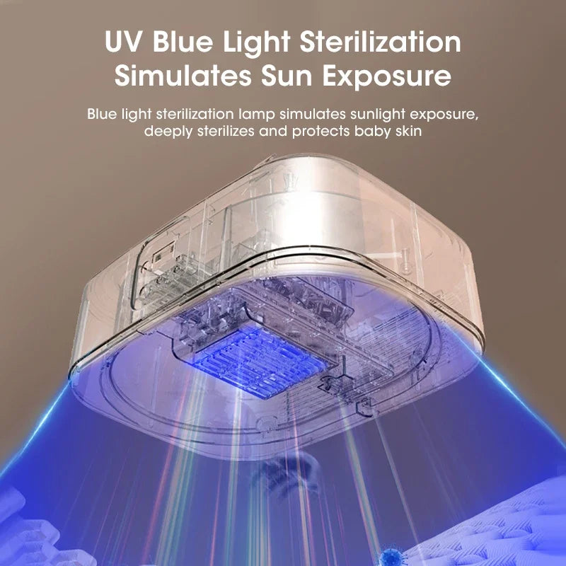 Secadora de ropa eléctrica multifuncional, portátil, compacta, plegable, con bolsa para secadora y ajuste de tiempo