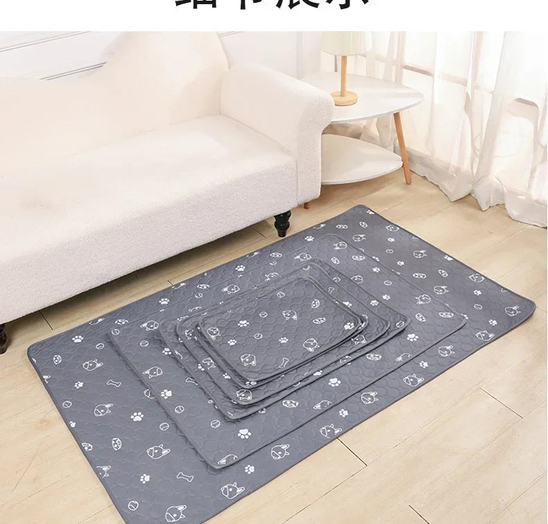 Reusable Absorbent Dog Pee Pad Blanket Washable Puppy Training Mat Multi-Use Pet Bed and Car Seat Cover