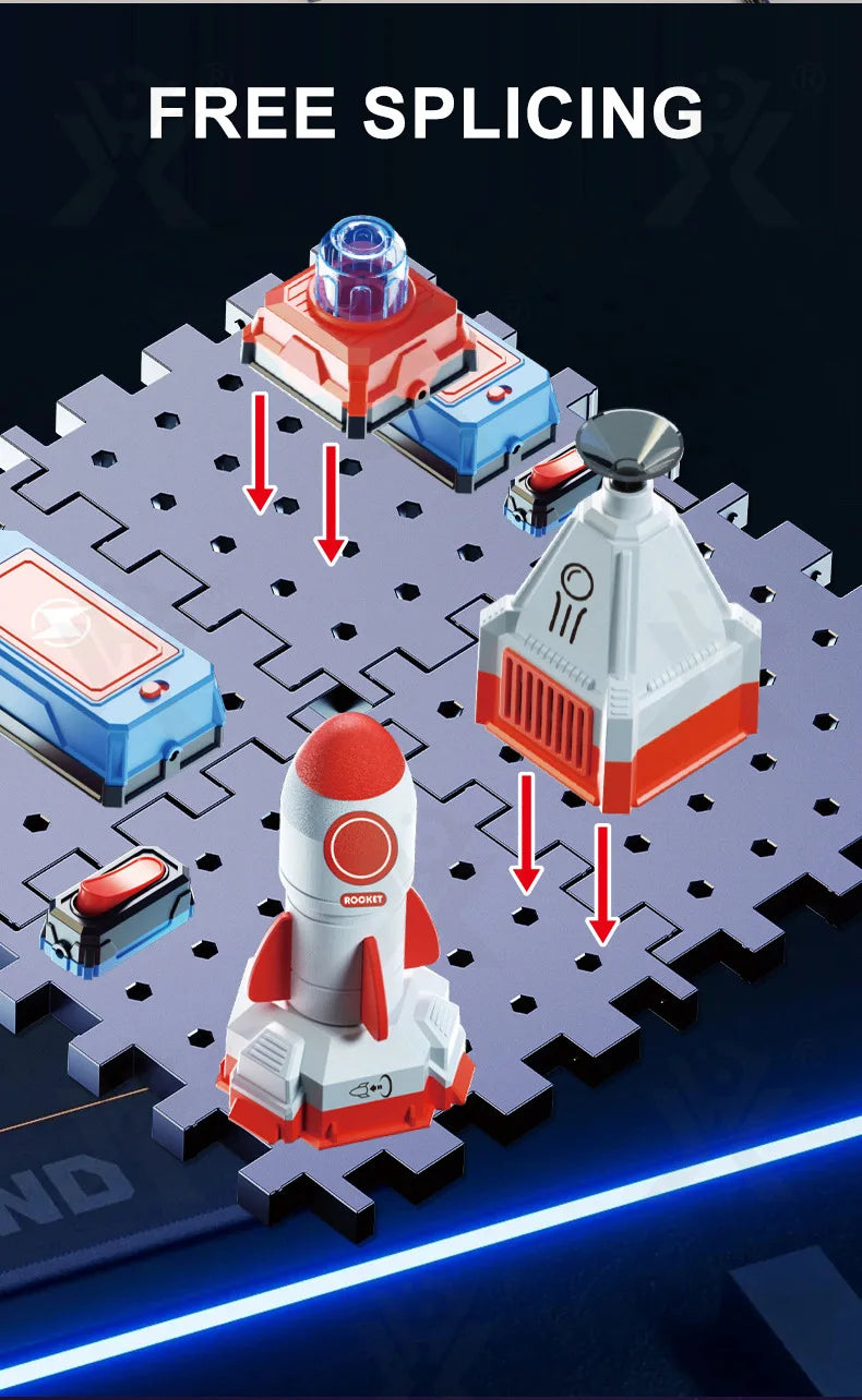 DIY Electronic Blocks Kit for Kids - Educational Science Toy for Ages 6 to 12 - Circuit Building Exploration Set