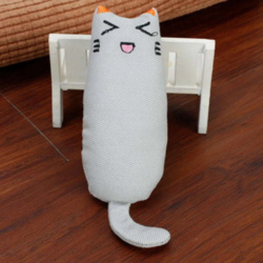 Rustle Sound Catnip Toy Cats Product For Pets Cute Cat Toys For Kitten Teeth Grinding Cat Plush Toy Thumb Pillow Pet Accessories