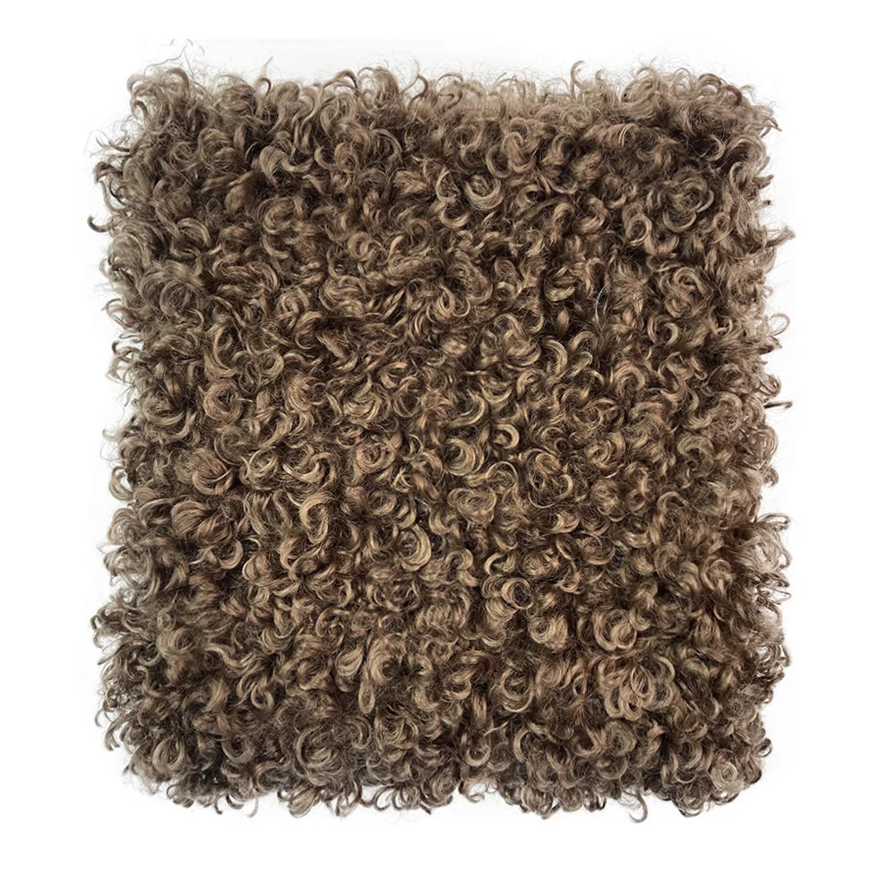 Teddy Fur Plush Fabric Polyester Soft Velvet for DIY Doll Hair Non Elastic Solid Color by Meter