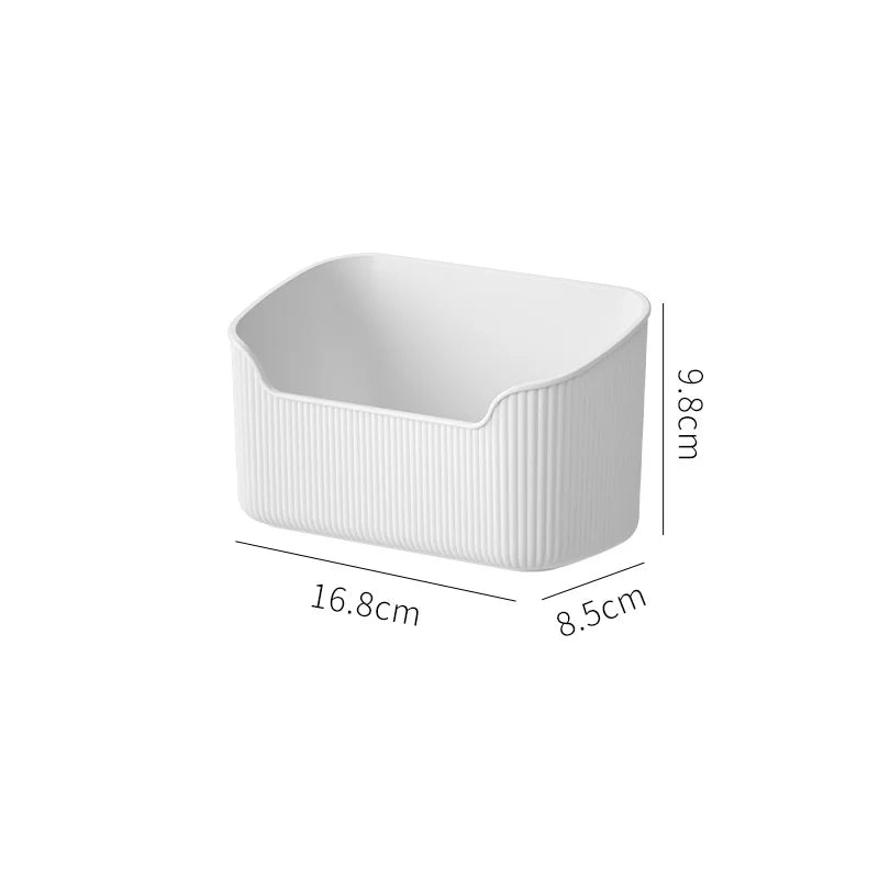 Rectangular Desktop Cosmetic Storage Drawer Stackable Organizer