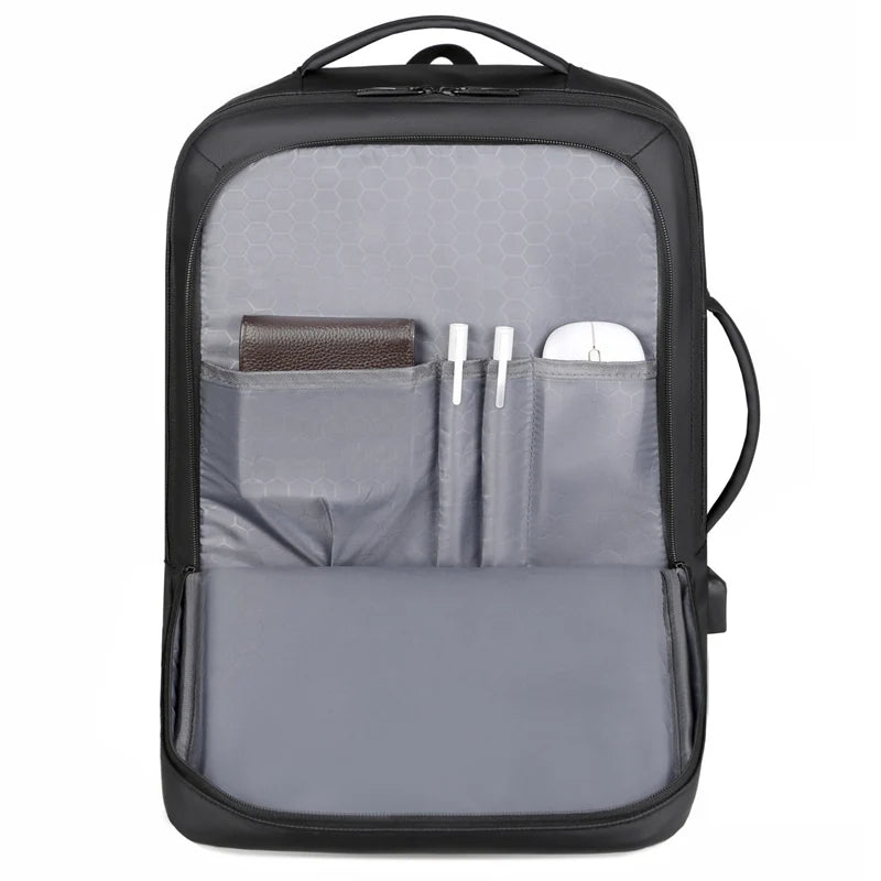 Rilibegan Men Travel Backpack Oxford Big Capacity USB Charge