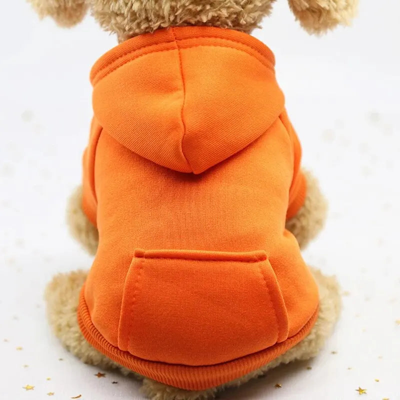 Fashion Dog Clothing Autumn Winter Thick Warm Hoodie Sweater