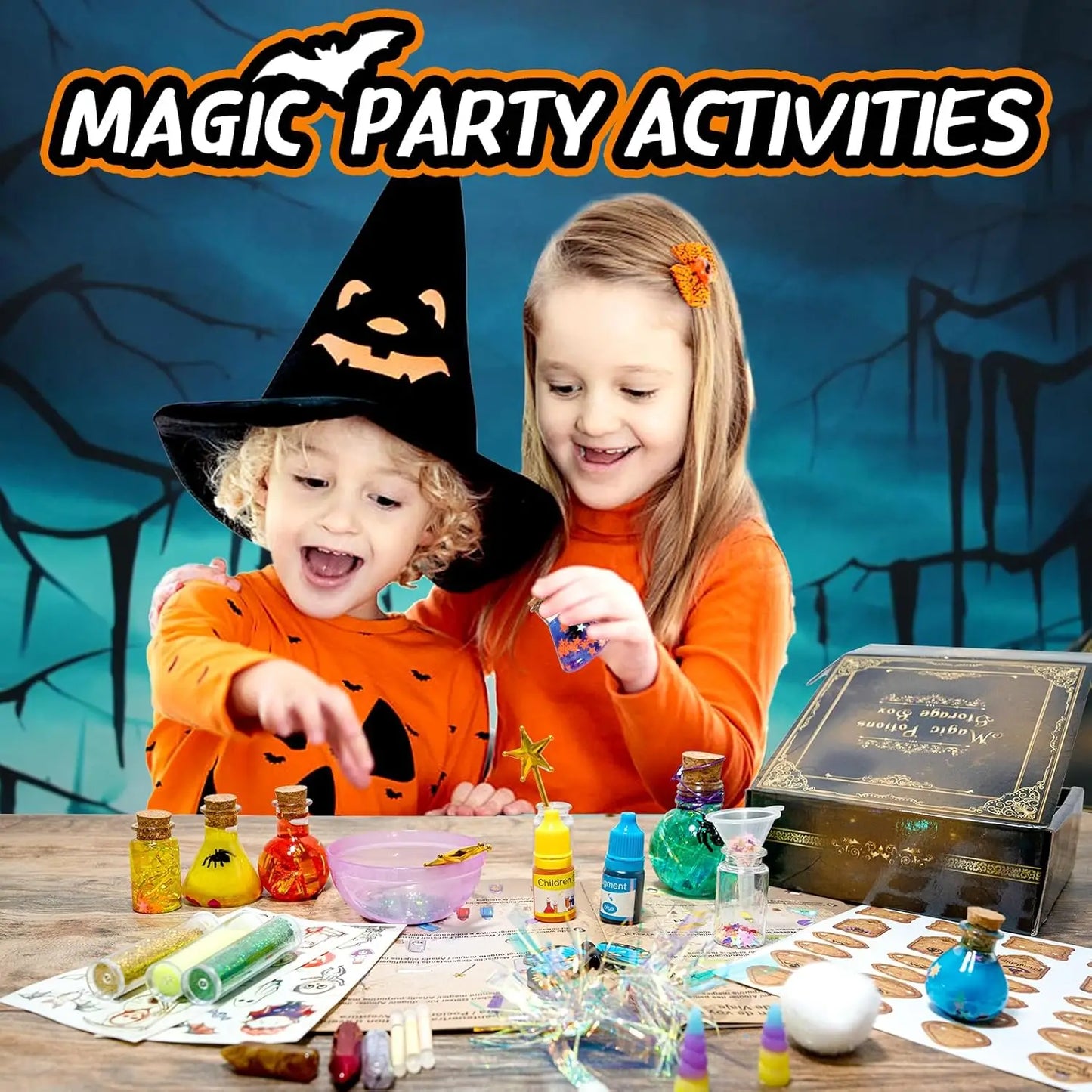 DIY Fairy Magical Potions Kit for Kids - Color Changing and Freezing Potions Art Craft Science Experiment Set