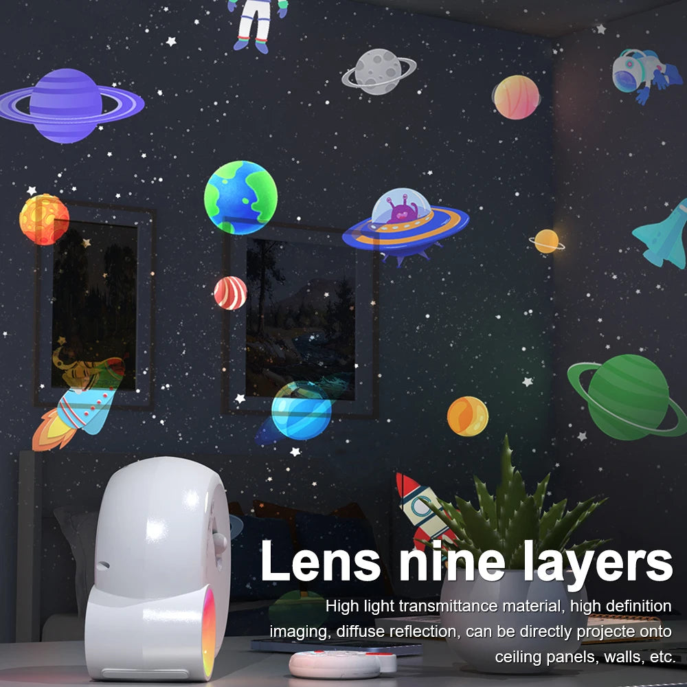 Star Projector Galaxy Night Light For Bedroom 13 Films