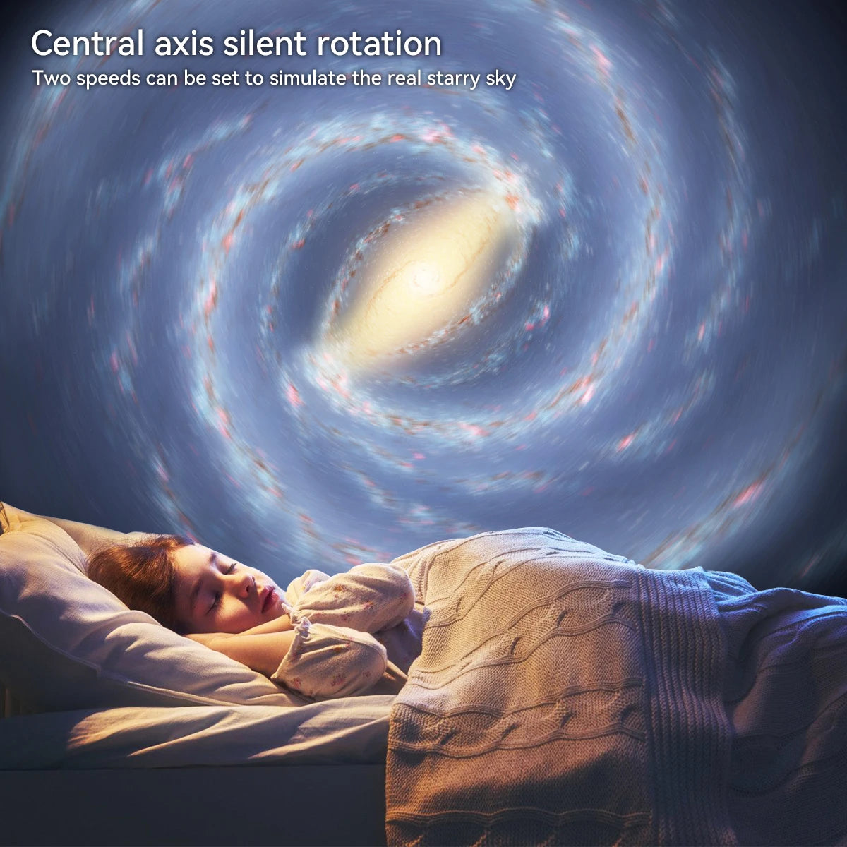 Galaxy Projector Night Light 360 Degree Rotating Starry Sky LED Lamp for Kids Bedroom and Home Decor Gifts