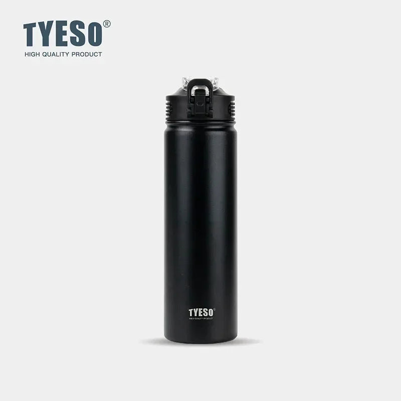 Insulated Stainless Steel Water Bottles – 600ml / 750ml Travel Thermos for Hot & Cold Drinks