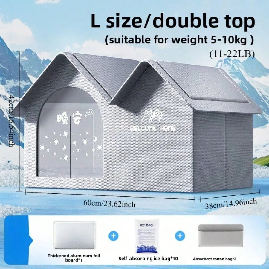 Cat Air Conditioning House Summer Cat Cooling Tool Nest Dog Ice House Dog Four Seasons Cat Pet Ice House