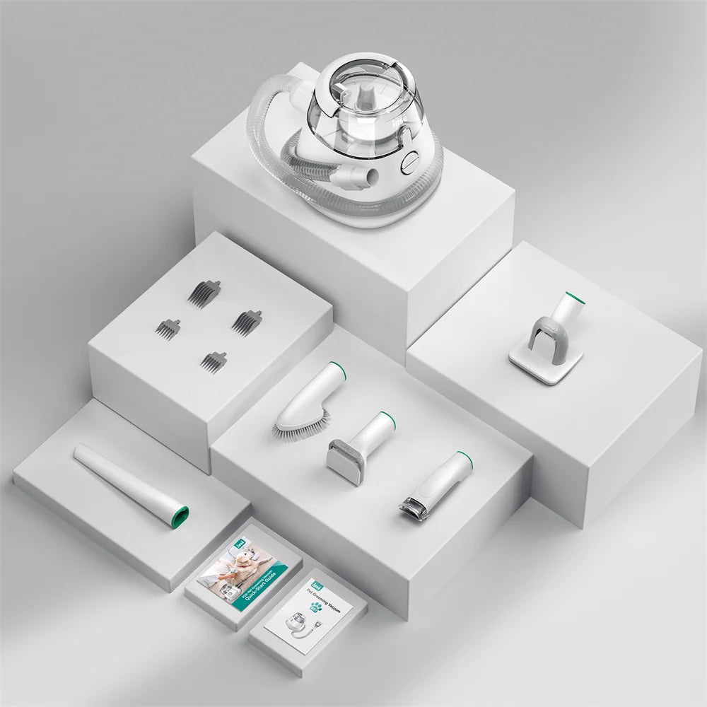 INSE P20 Pet Grooming Kit with Vacuum Suction 99% Hair