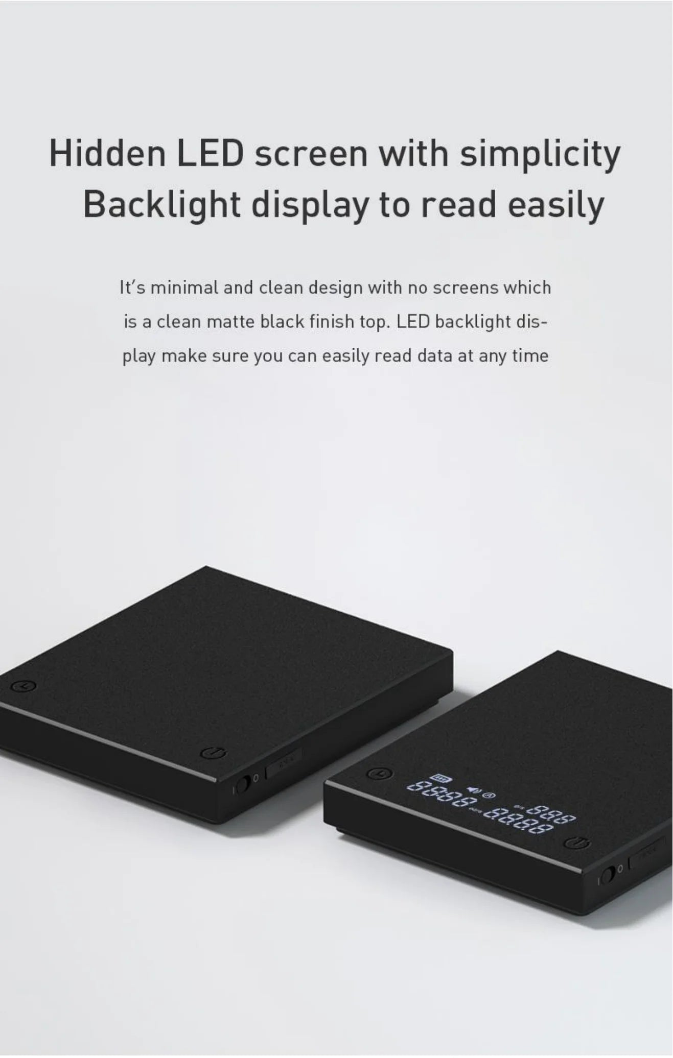 TIMEMORE Store Black Mirror Basic+2 Plus Digital Kitchen Scale