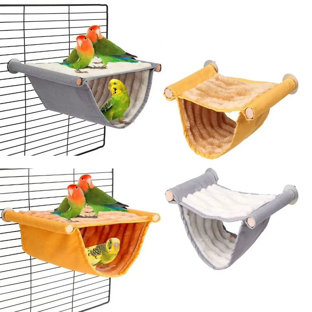 Parrot Nest Fashion Pet Bird Parrot Cages Removable Washable Warm Hammock Warmer Hanging Cave Sleeping Hatching