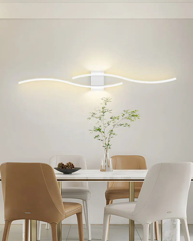 Indoor LED Wall Lights Modern Wall Sconces for Bedroom and Corridor Black Gold White Finish Stylish Indoor Lighting