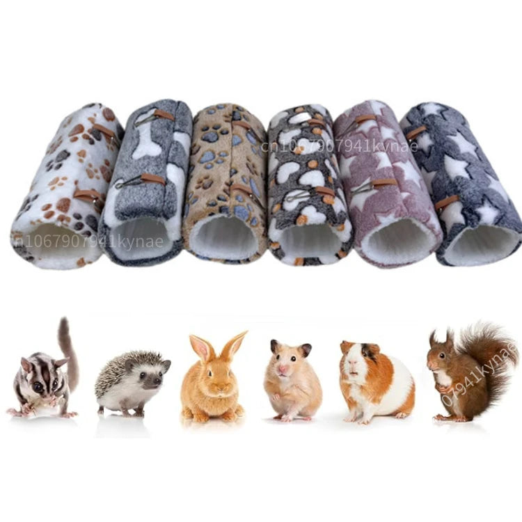 Small Pet Tunnel Cotton Next House Squirrel Petaurus Breviceps Guinea Pig Winter Warm Supply Small Pet Tunnel Nest Hamster Nest