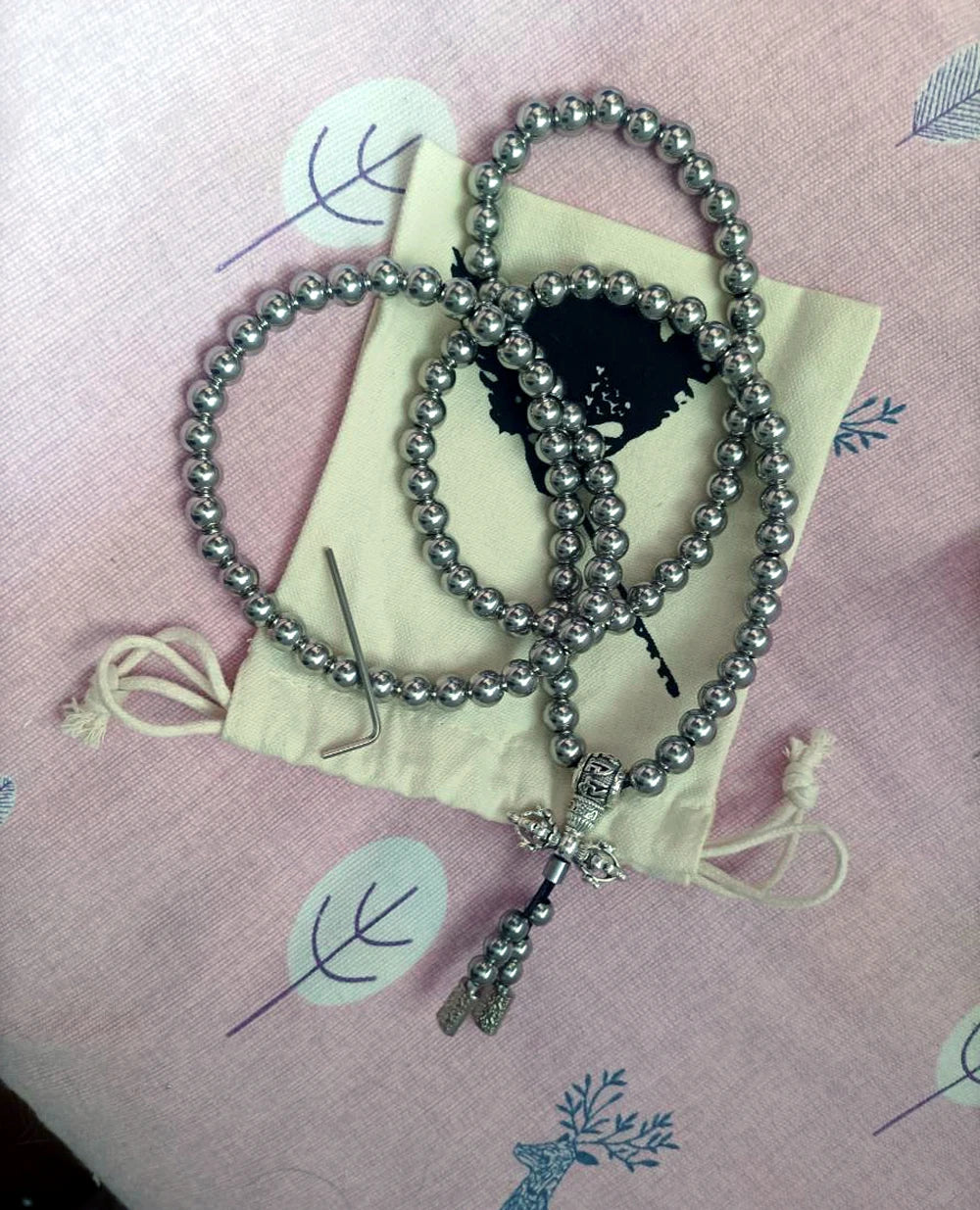 Prayer EDC Self Defense Necklace Bracelet with Buddha Beads