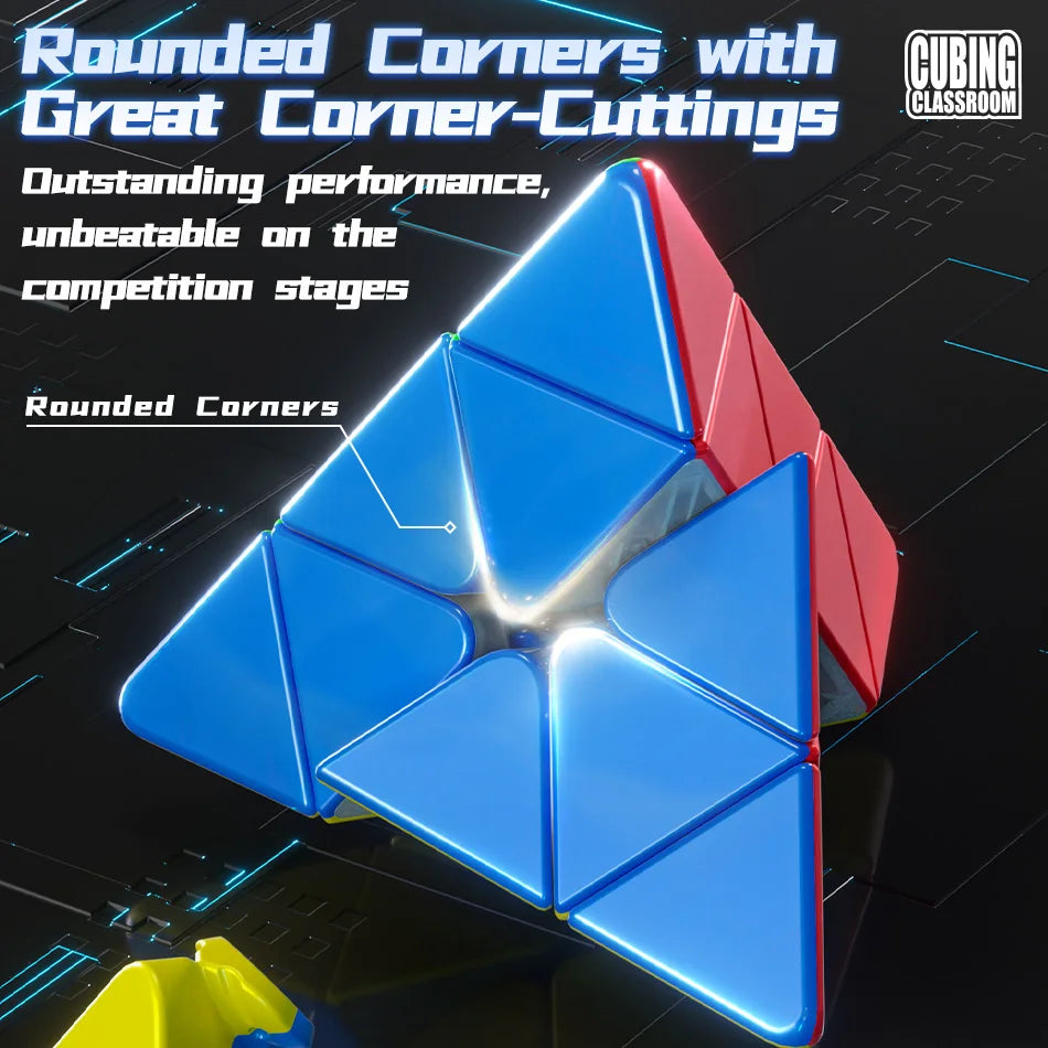 MOYU Meilong M Magnetic Magic Cube 3X3 2X2 Pyraminx Set