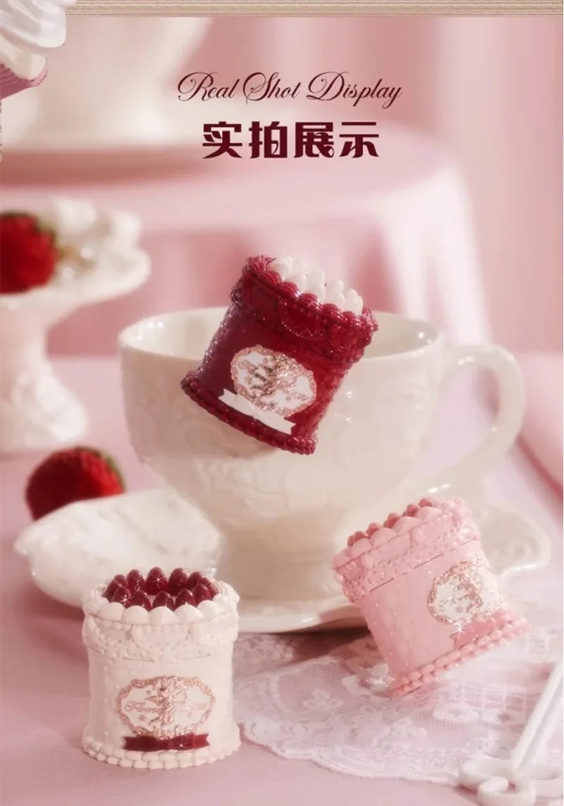 Flowerknows Strawberry Cupid Matte Velvet Lipstick Cake Lip Mud Lip Gloss Lip Cream for Women