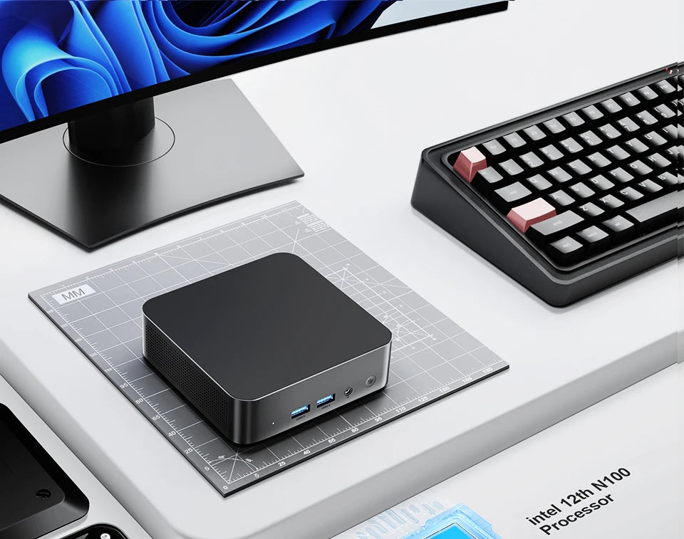 Chatreey T9 Mini PC Intel Alder Lake N100 4K 60Hz Dual SSD