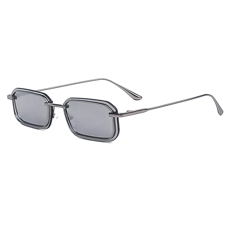 CATERSIDE Retro Punk Sunglasses UV400 Small Frame Fashion Eyewear