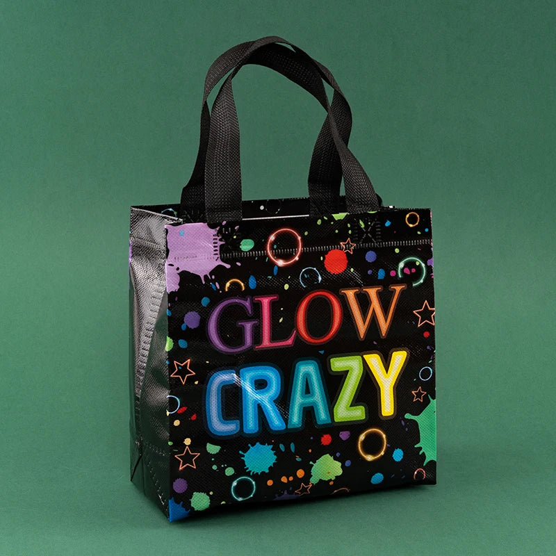 Waterproof Black Non-Woven Fabric Bags Set of 12 or 30 for Clothes Snacks Toys Ideal for Baby Showers Weddings and Party Decorations